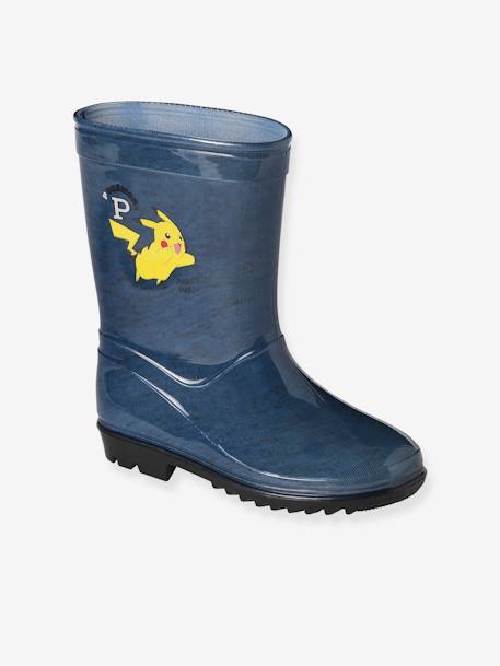 Bottes de pluie Pokemon® Pikachu bleu grisé 1 - vertbaudet enfant 
