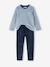 Lot de 2 pyjamas garçon velours tractopelle vert sauge 2 - vertbaudet enfant 