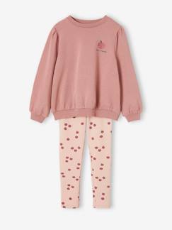 -Ensemble sweat + legging imprimé fille