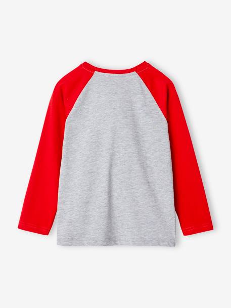 Tee-shirt 'Père Noël' garçon rouge 2 - vertbaudet enfant 