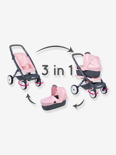 Maxi Cosi Poussette Landau 3 en 1 - SMOBY rose+vert 4 - vertbaudet enfant 