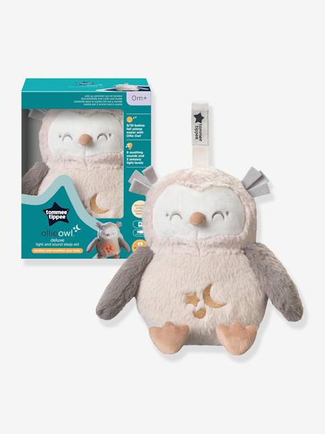 Peluche aide au sommeil lumineuse et sonore Deluxe Ollie la chouette gris 6 - vertbaudet enfant 