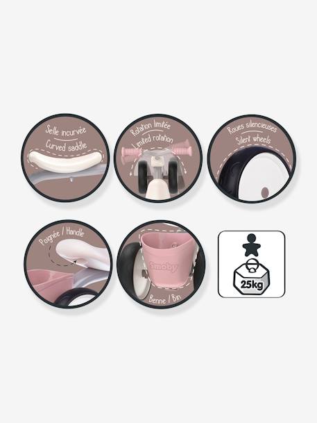 Porteur Rookie rose+ROUGE VIF UNI 5 - vertbaudet enfant 