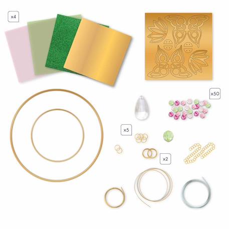 Kit créatif enfant - JANOD - Attrape-Soleil à créer - Rose - Dès 8 ans ROSE 2 - vertbaudet enfant 