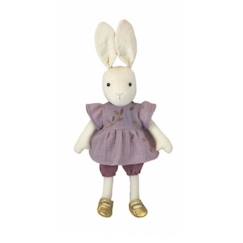 Jouet-Premier âge-Doudous et jouets en tissu-Doudou poupée-lapin Sidonie - Egmont Toys - 120038 - Blanc - Enfant - Mixte