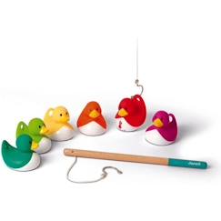 Jouet-Jeux de plein air-Jeux de plage-Jeu de pêche aux canards Ducky - JANOD - Pour enfant dès 2 ans - Multicolore et amusant