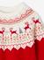 Pull Noël jacquard fille rouge 3 - vertbaudet enfant 