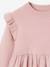 Robe de fête en tricot et tulle fille rose pâle 3 - vertbaudet enfant 