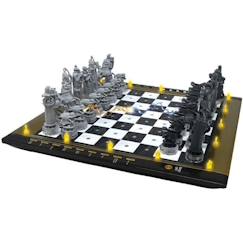Jouet-Jeux de société-HARRY POTTER - Jeu d'échecs électronique - Clavier tactile, effets lumineux et sonores - 64 niveaux de difficulté - LEXIBOOK