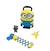 Malette de jeu Les Minions en forme de personnage Bob JAUNE 1 - vertbaudet enfant 