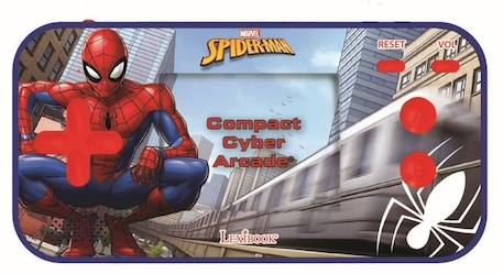 Console portable Compact Cyber Arcade® SpiderMan - écran 2.5'' 150 jeux dont 10 SpiderMan BLEU 1 - vertbaudet enfant 