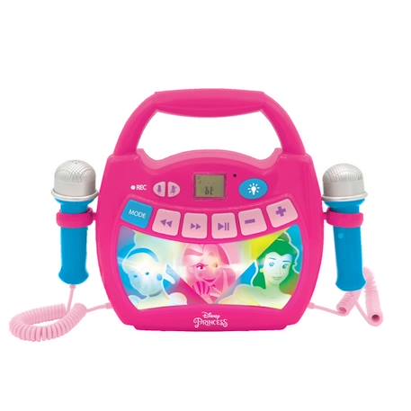 Enceinte Bluetooth Disney Princesses - LEXIBOOK - Effets Lumineux, Micros, Batterie Rechargeable ROSE 1 - vertbaudet enfant 
