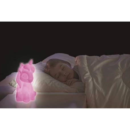 Veilleuse Licorne 3D - LEXIBOOK - Decotech - Lumière LED Multicolore - Antichoc - 2 Modes - Pour Bébé BLEU 5 - vertbaudet enfant 