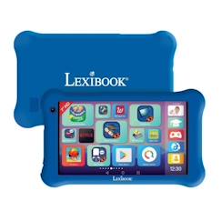 Jouet-Jeux vidéos et multimédia-Multimédia-Tablette LexiTab® Master 7" LEXIBOOK - Contenu éducatif, interface personnalisée et housse de protection