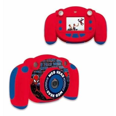 Appareil photo numérique enfant Spiderman - LEXIBOOK - Ecran LCD 2 pouces - Grand angle 100 degrés - Rouge ROUGE 1 - vertbaudet enfant 