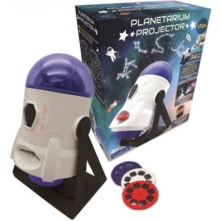 Projecteur Planetarium 360° - 24 projections, carte constellations et livret pédagogique BLANC 1 - vertbaudet enfant 