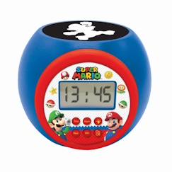 Jouet-Jeux éducatifs-Réveil projecteur Super Mario fonction minuteur