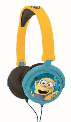 Jouet-Casque audio enfant Les Minions - LEXIBOOK - Pliable et ajustable - Jaune - A partir de 4 ans