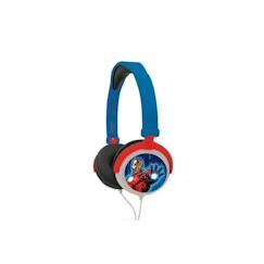 Jouet-Jeux éducatifs-Casque Audio Enfant LEXIBOOK - Avengers - Pliable et Ajustable - Bleu