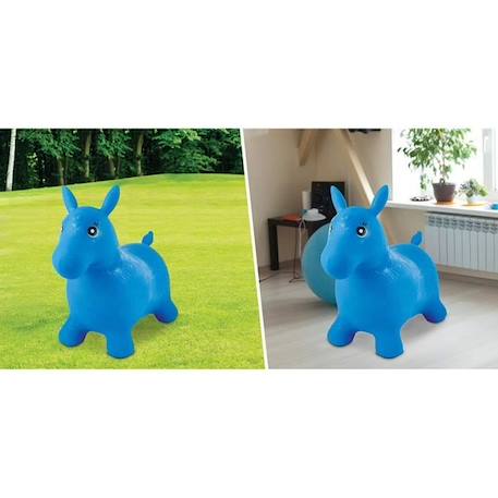 Cheval Gonflable Bleu - LEXIBOOK - Modèle Cheval - Pour Enfant de 3 ans et plus BLEU 3 - vertbaudet enfant 