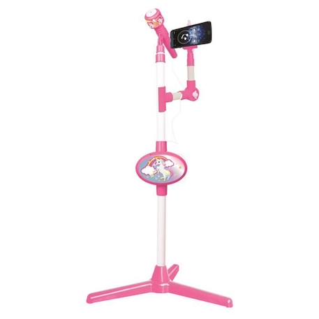 Microphone Licorne avec pied lumineux et haut-parleur - LEXIBOOK - Enfant - Pile - Rose ROSE 2 - vertbaudet enfant 