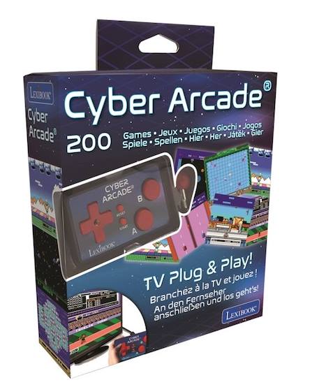 Console TV Cyber Arcade® Plug N' Play - 200 jeux NOIR 3 - vertbaudet enfant 