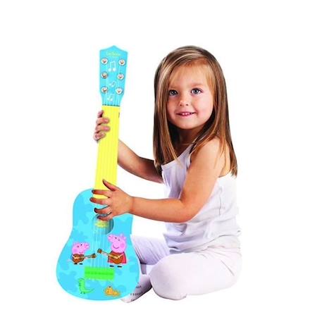 Ma première guitare Peppa Pig - 53 cm BLEU 2 - vertbaudet enfant 