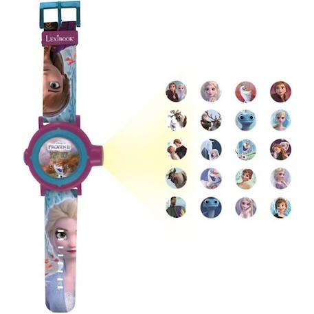 Montre digitale avec projection de 20 images design Reine des Neiges BLEU 1 - vertbaudet enfant 