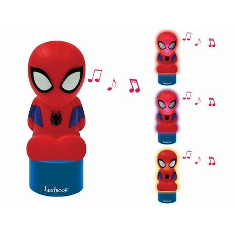 Enceinte veilleuse Spiderman ROUGE 1 - vertbaudet enfant 