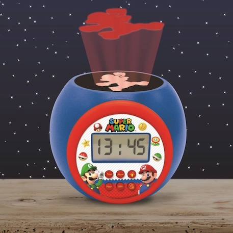 Réveil projecteur Super Mario fonction minuteur BLEU 3 - vertbaudet enfant 