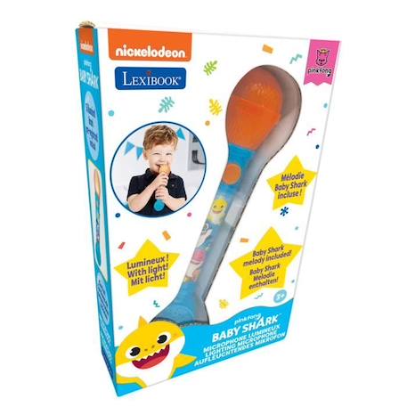 Microphone enfant - LEXIBOOK - Baby Shark - Effets lumineux et sonores - Mixte - Intérieur BLEU 5 - vertbaudet enfant 