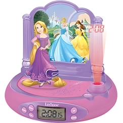 Linge de maison et décoration-Décoration-Radio Réveil Projecteur Disney Princesses Raiponce - LEXIBOOK