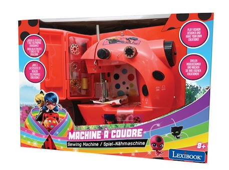 Machine à coudre - LEXIBOOK - Miraculous - Lumineuse - Accessoires inclus ROUGE 2 - vertbaudet enfant 