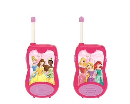 Talkie-Walkies Disney Princesses - LEXIBOOK - Portée 100m - Antenne flexible - Clip ceinture amovible VIOLET 1 - vertbaudet enfant 