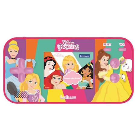 Console portable Compact Cyber Arcade® Disney Princesses - écran 2.5'' 150 jeux dont 10 Princesses ROSE 2 - vertbaudet enfant 