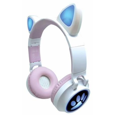Casque audio 2-en-1 avec oreilles de chat LEXIBOOK - Bluetooth 5.0 - Rose - Pour enfants à partir de 4 ans ROSE 1 - vertbaudet enfant 