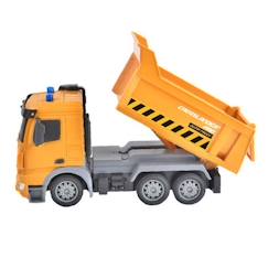Jouet-Crosslander® PRO Dump truck télécommandé avec effets sonores et lumineux.
