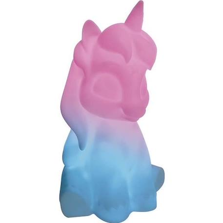 Veilleuse Licorne 3D - LEXIBOOK - Decotech - Lumière LED Multicolore - Antichoc - 2 Modes - Pour Bébé BLEU 1 - vertbaudet enfant 