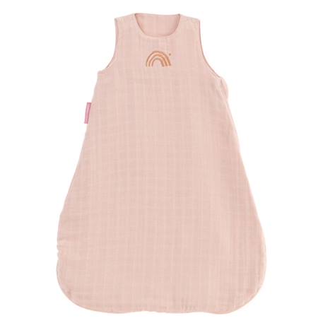 Gigoteuse été gaze de coton bio* Arc-en-ciel Corail ROSE 1 - vertbaudet enfant 