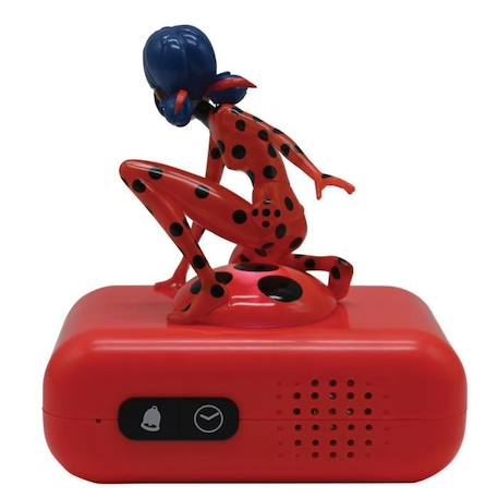 Radio réveil Miraculous - LEXIBOOK - Ladybug lumineuse - Rouge et noir - Pour enfant ROUGE 4 - vertbaudet enfant 