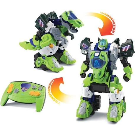 Robot radiocommandé - VTECH - Switch & Go Dinos - Furio, méga T-Rex - Multicolore VERT 1 - vertbaudet enfant 