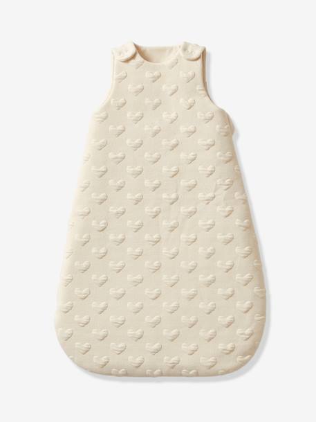 Gigoteuse MOTIF JACQUARD personnalisable beige+rose pâle 2 - vertbaudet enfant 