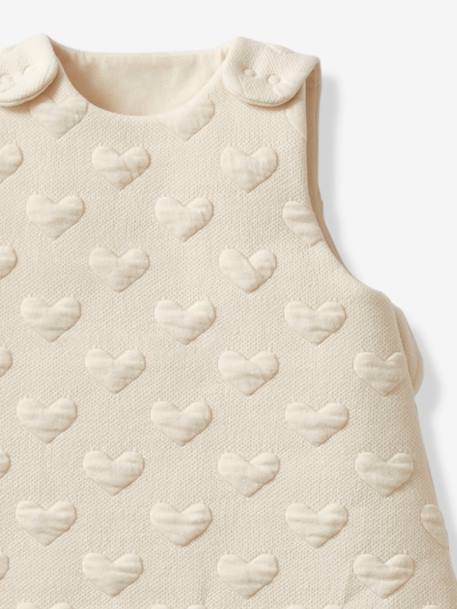 Gigoteuse MOTIF JACQUARD personnalisable beige+rose pâle 4 - vertbaudet enfant 