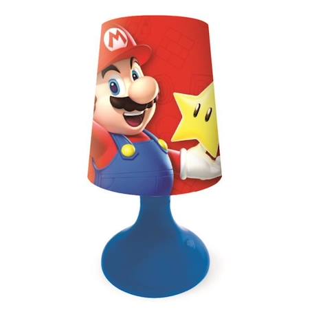 Mini lampe de chevet veilleuse sans fil Super Mario ROUGE 1 - vertbaudet enfant 
