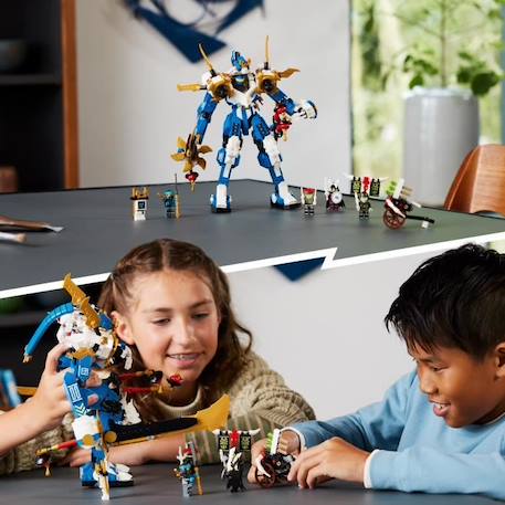 LEGO® NINJAGO 71785 Le Robot Titan de Jay, Jouet pour Enfants, avec Minifigurines et Arbalète BLANC 6 - vertbaudet enfant 