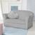 ROBA Mini Canapé Enfant en Velours Lil Sofa - Dossier Confortable avec Accoudoirs - Gris GRIS 2 - vertbaudet enfant 