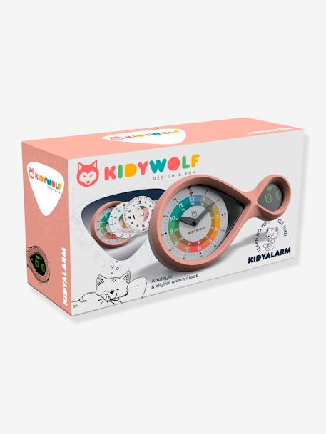 Kidyalarm réveil rose+vert 2 - vertbaudet enfant 