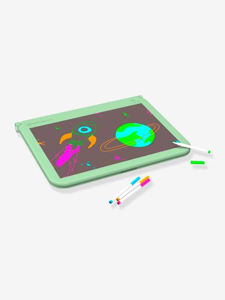 KIDYDRAW-PRO - Table lumineuse nomade - kaki+rose 6 - vertbaudet enfant 