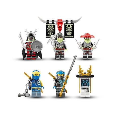 LEGO® NINJAGO 71785 Le Robot Titan de Jay, Jouet pour Enfants, avec Minifigurines et Arbalète BLANC 3 - vertbaudet enfant 