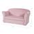 ROBA Mini Canapé Enfant en Velours Lil Sofa - Dossier Confortable avec Accoudoirs - Rose ROSE 3 - vertbaudet enfant 